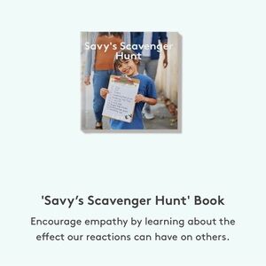 Savy's Scavenger Hunt Book - Blue Cover
